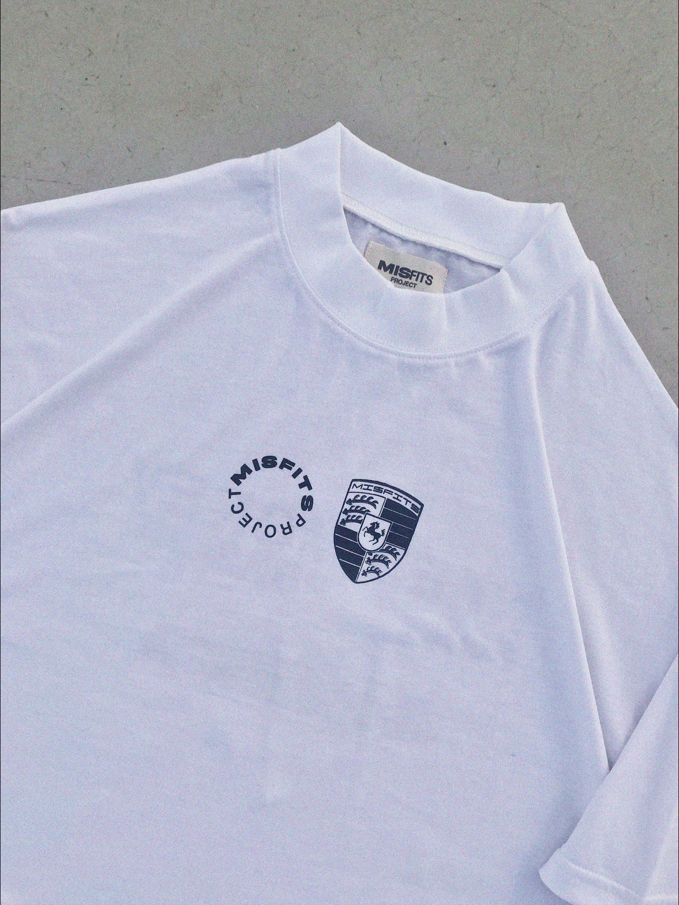 'MONEY FOR PORSCHE' WHITE T-SHIRT